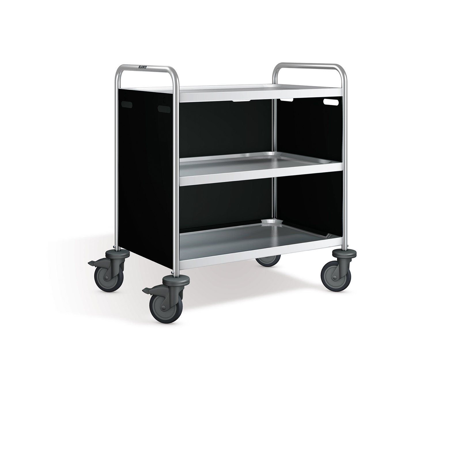 AltInfoB.PRO Verkleidung farbig Servierwagen 3-seitig für SW 8x5-2, SW 8x5-3, graphitschwarz
