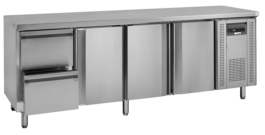 COOL-LINE Kühltisch KTM 4 - 3T 2Z GN 1/1