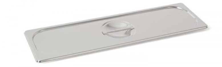 Rieber Flachdeckel GN 2/4 aus Edelstahl