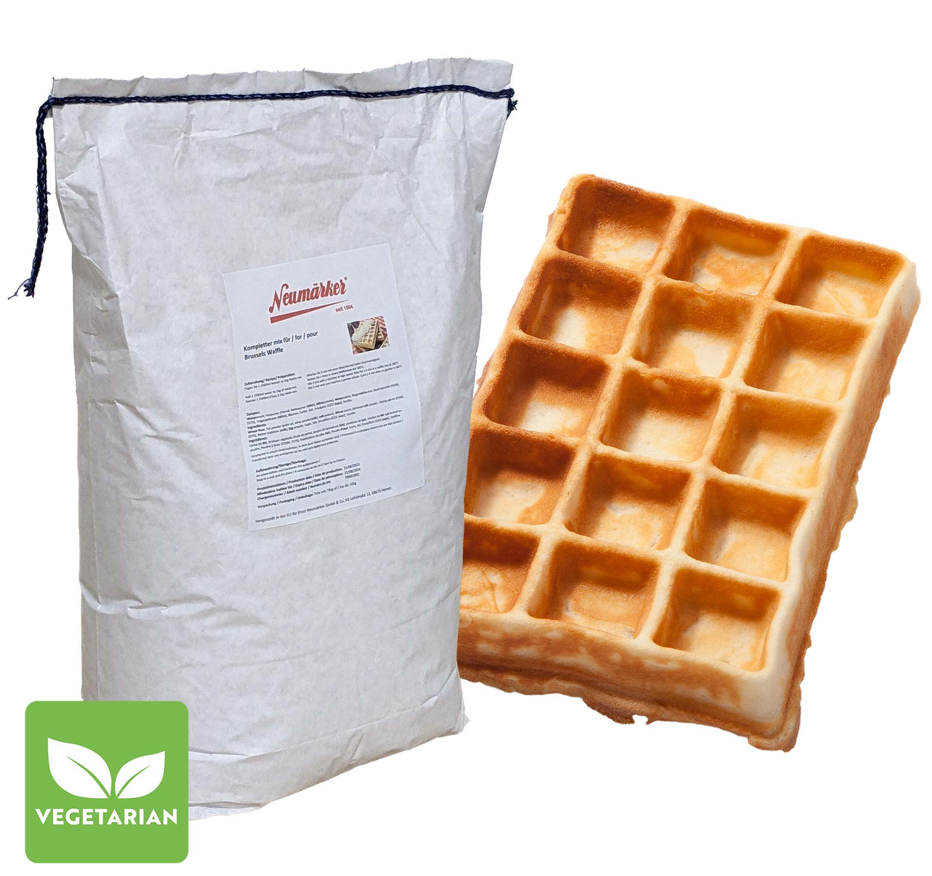 Neumärker Brüsseler-Waffel-Mix Sack à 10 kg