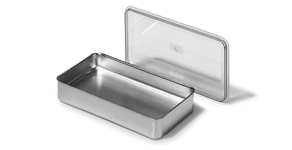 Rieber thermoport® 10 "Essen auf Rädern" Speisenschale mit Latent-Wärmespeicher / Edelstahl