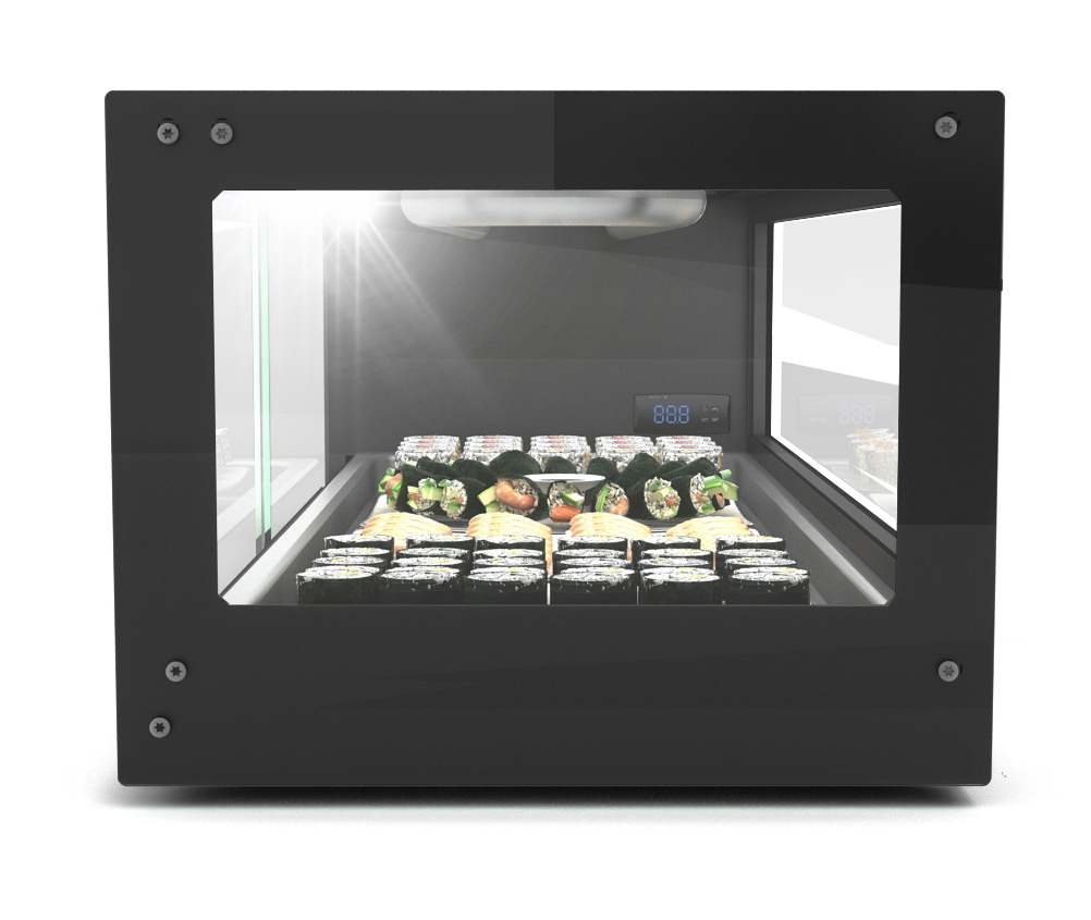Neumärker Kühlvitrine Logic Sushi 6 6x 1/3 GN x 40 mm