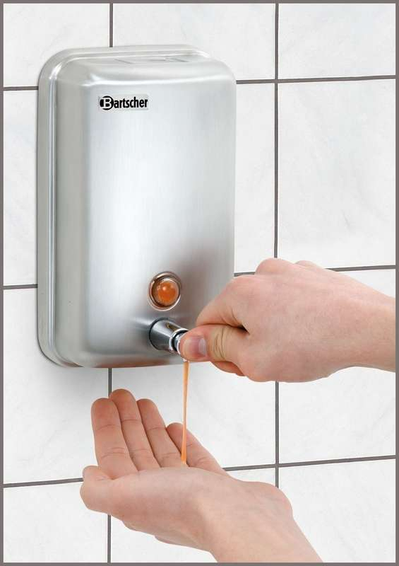 Bartscher Seifenspender, Wandmontage, CNS, 1L