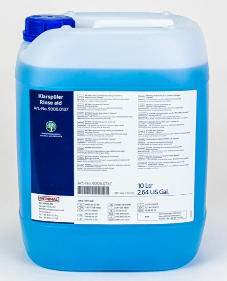 Rational Flüssigreiniger 10 Liter für Rational alle CombiMaster  und ClimaPlus Combi  | Mindestbestellmenge 4 Kanister