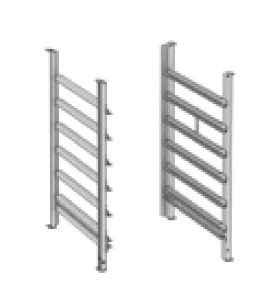 Rational Einhängegestell Version Combi-Duo für Typ 6-2/1; 5 + 1 Einschübe