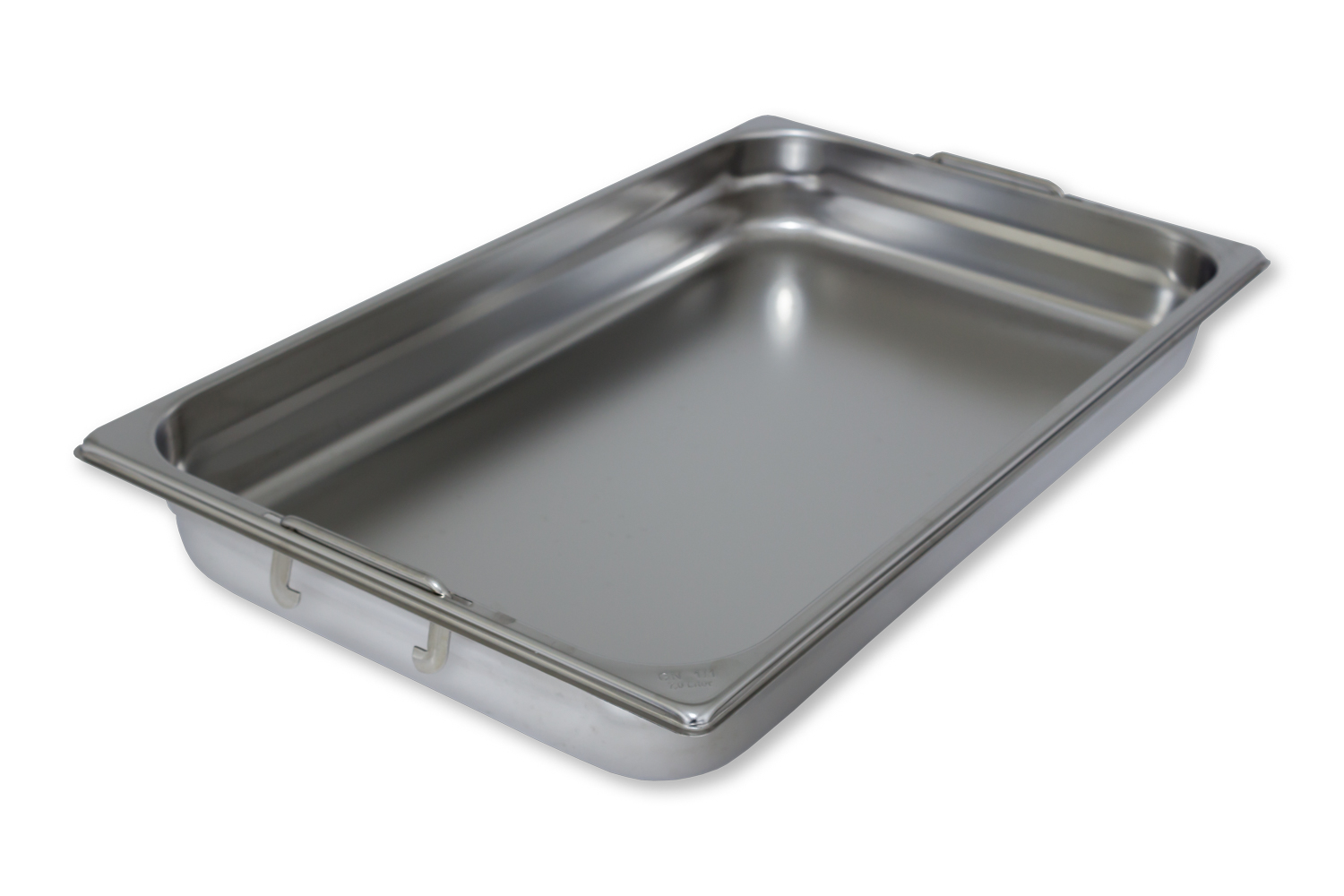 Rieber GN-Behälter 1/1 aus Edelstahl mit versenkbaren Griffen