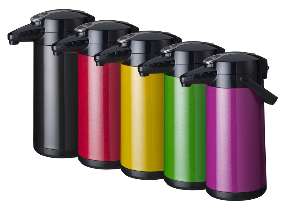 Bonamat Isolierkanne Airpot Furento 2,2 Liter mit Druckhebel