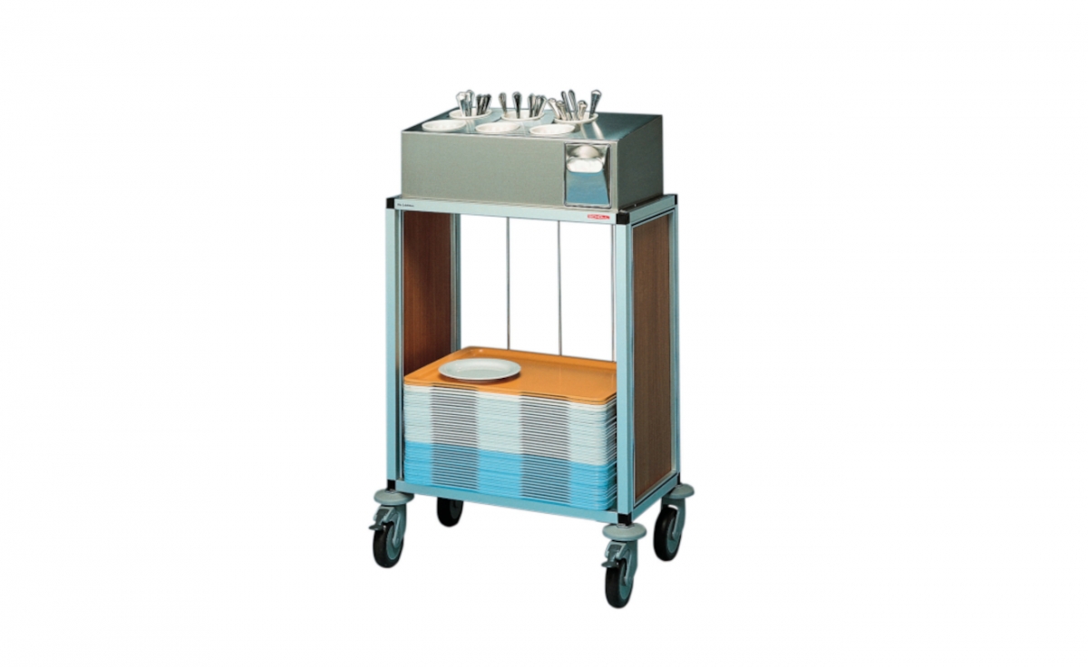 Scholl Besteck- und Tablett-Ausgabewagen AGW 504