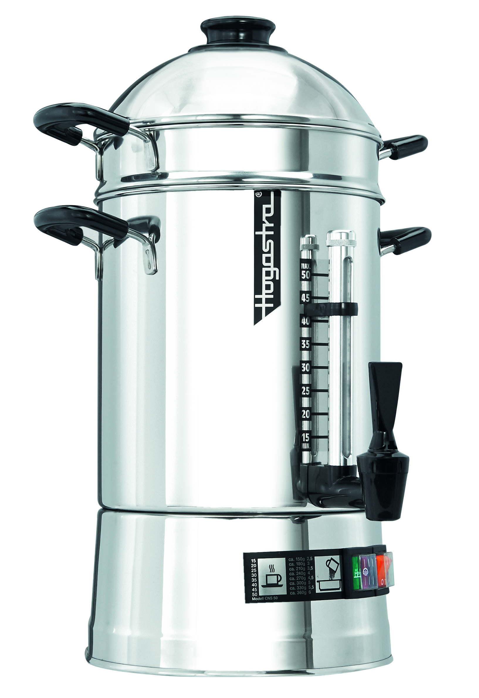 Hogastra Kaffeeautomat CNS 50 CLASSIC Line mit Domdeckel, 2 - 6,5 Liter