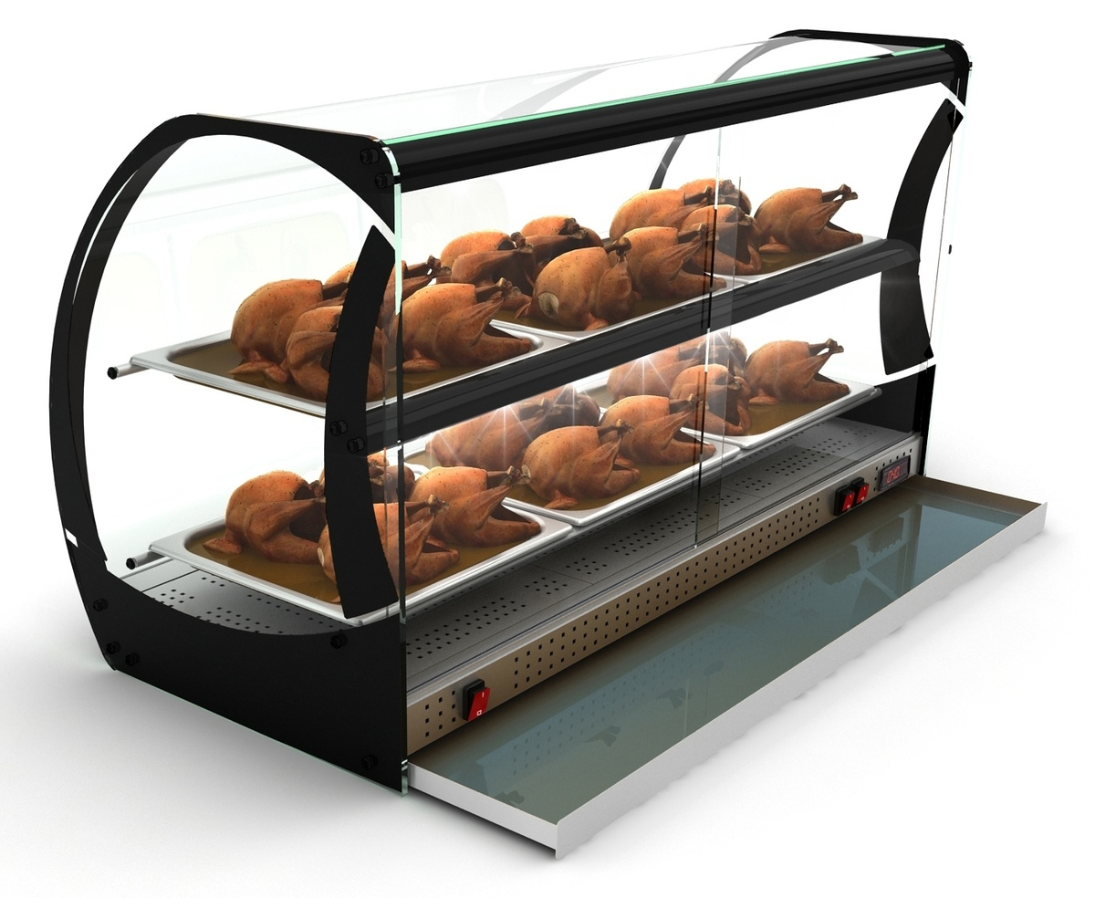 Neumärker Warmhaltevitrine Honda 6x 2/3 GN x 20 mm