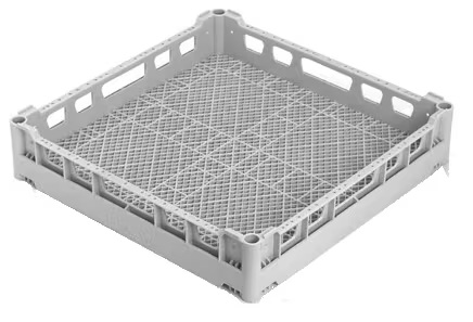 ecomax Besteckkorb aus Kunststoff für die Maschinen F504/F515/H604. Universalkorb engmaschig grau