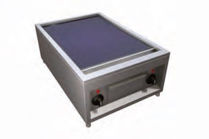 Weisser Glaskeramik Grillplatte Modell CG 40 T