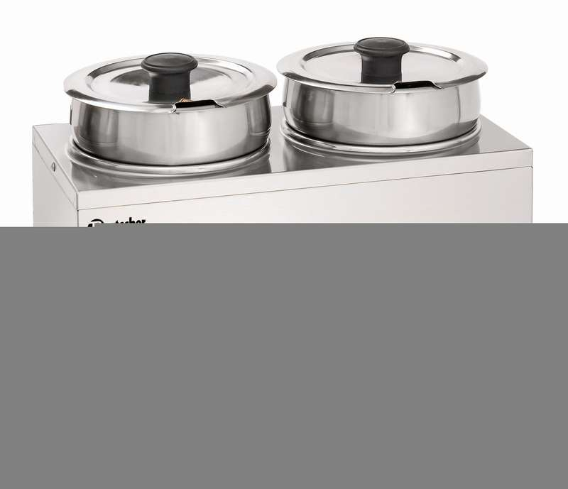 Bartscher Bain Marie Hotpot, 2x Topf, 3,5 L