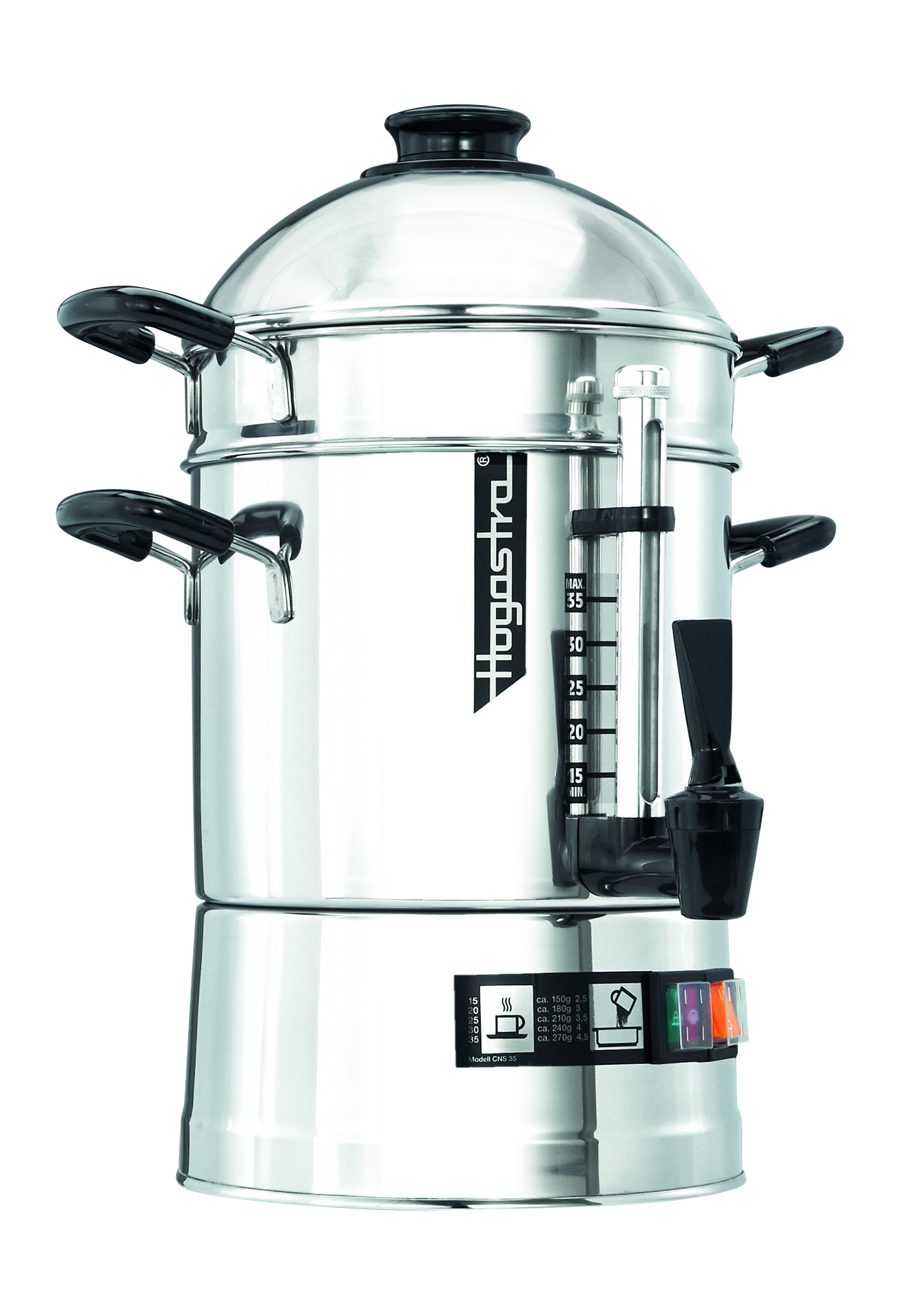 Hogastra Kaffeeautomat CNS 35 CLASSIC Line mit Domdeckel, 2 - 4,5 Liter