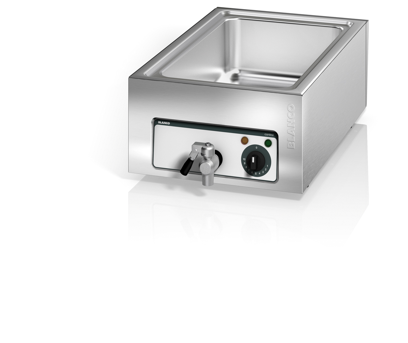 AltInfoB.PRO Basic Line Besteck- und Tablettwagen BT 400 aus Edelstahl mit 5 Besteckbehältern und Serviettenspender