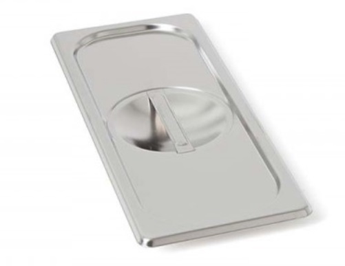 Rieber Flachdeckel GN 2/8 aus Edelstahl Rieber Flachdeckel GN 2/8 aus Edelstahl