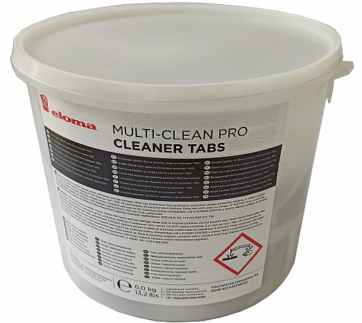 Eloma MULTI-CLEAN Pro Feststoffreiniger Cleaner Tabs | 80 Stück/Eimer