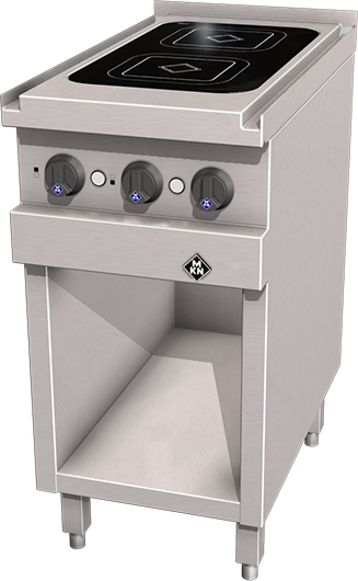 MKN Herd Induktion 2 Kochfelder Serie Optima 700