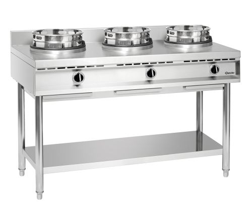 Bartscher Wok-Herd, 3 Brenner