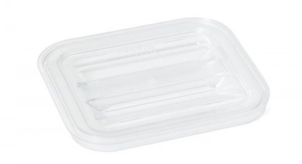 Rieber Flachdeckel GN 1/6 transparent aus Polycarbonat
