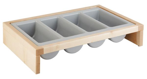 APS Besteckbehälter "BRIDGE" | 2tlg.  Gestell + herausnehmbarer Behälter