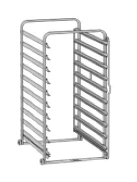 Rational Hordengestellwagen für Typ 10-1/1