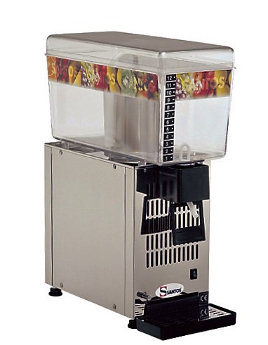 Dynamic Santos Dispenser für gekühlte Getränke mit einem Behälter