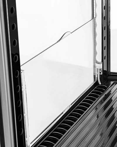Bartscher Mini-Kühlvitrine 98L2T schwarz Bartscher Mini-Kühlvitrine 98L2T schwarz