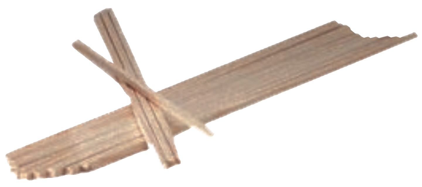 Neumärker Holzstäbe 380 mm Karton à 4.800 Stk.