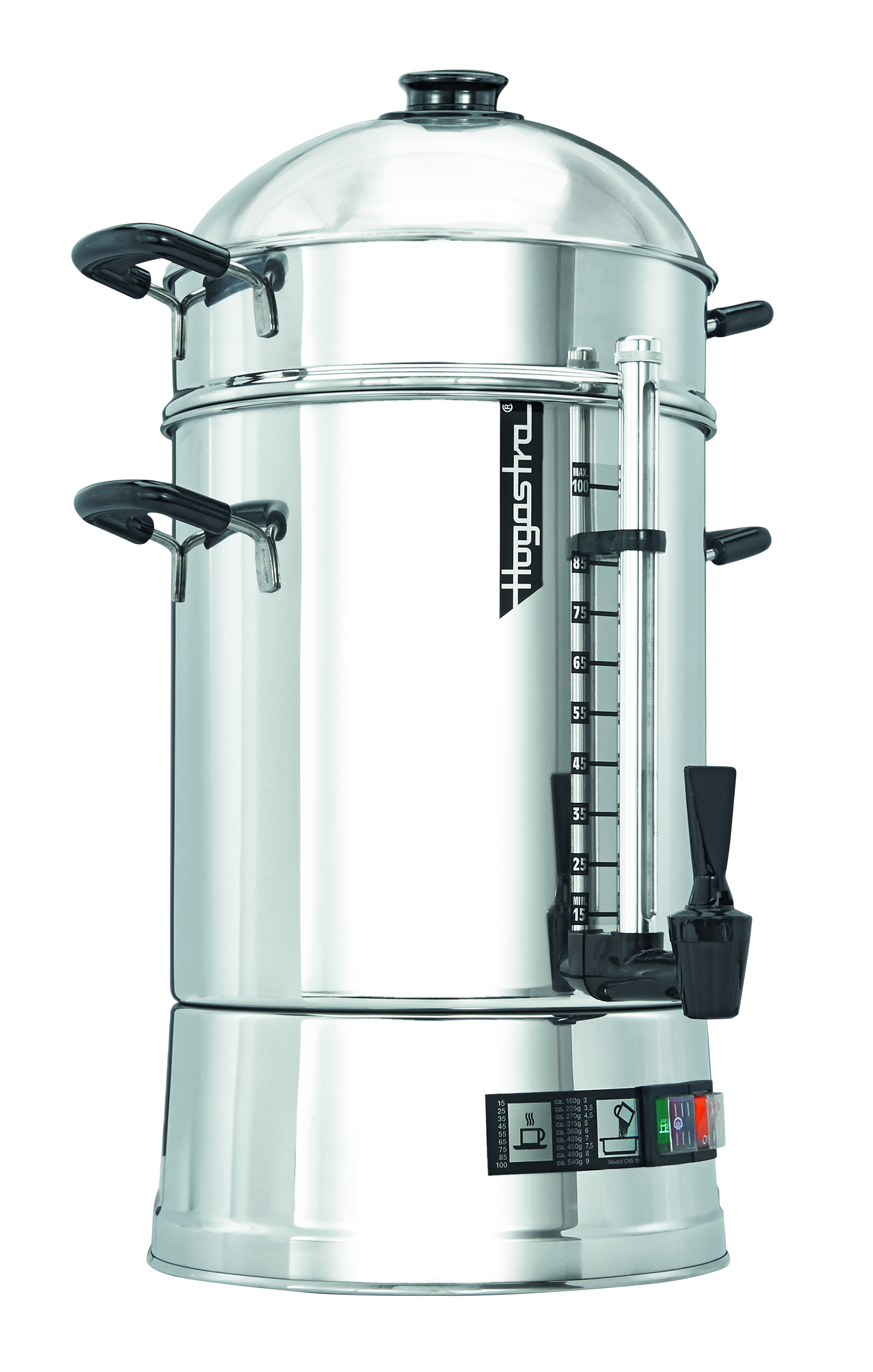 Hogastra Kaffeeautomat CNS 100 CLASSIC Line mit Domdeckel, 2 - 12,5 Liter