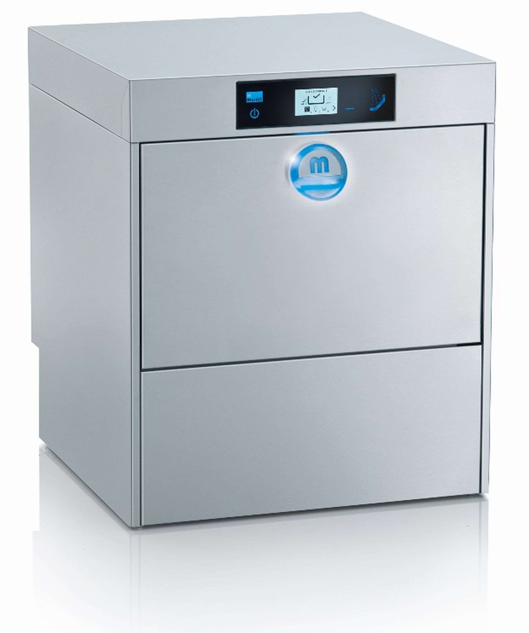 Meiko M-iClean UM Untertisch-Spülmaschine | Bistrospülmaschine mit 1x Universalkorb GV 50/1 (1 000 126) + 1x Besteckköcher (1 000 226)