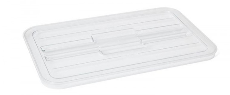 Rieber Flachdeckel GN 1/1 transparent aus Polycarbonat