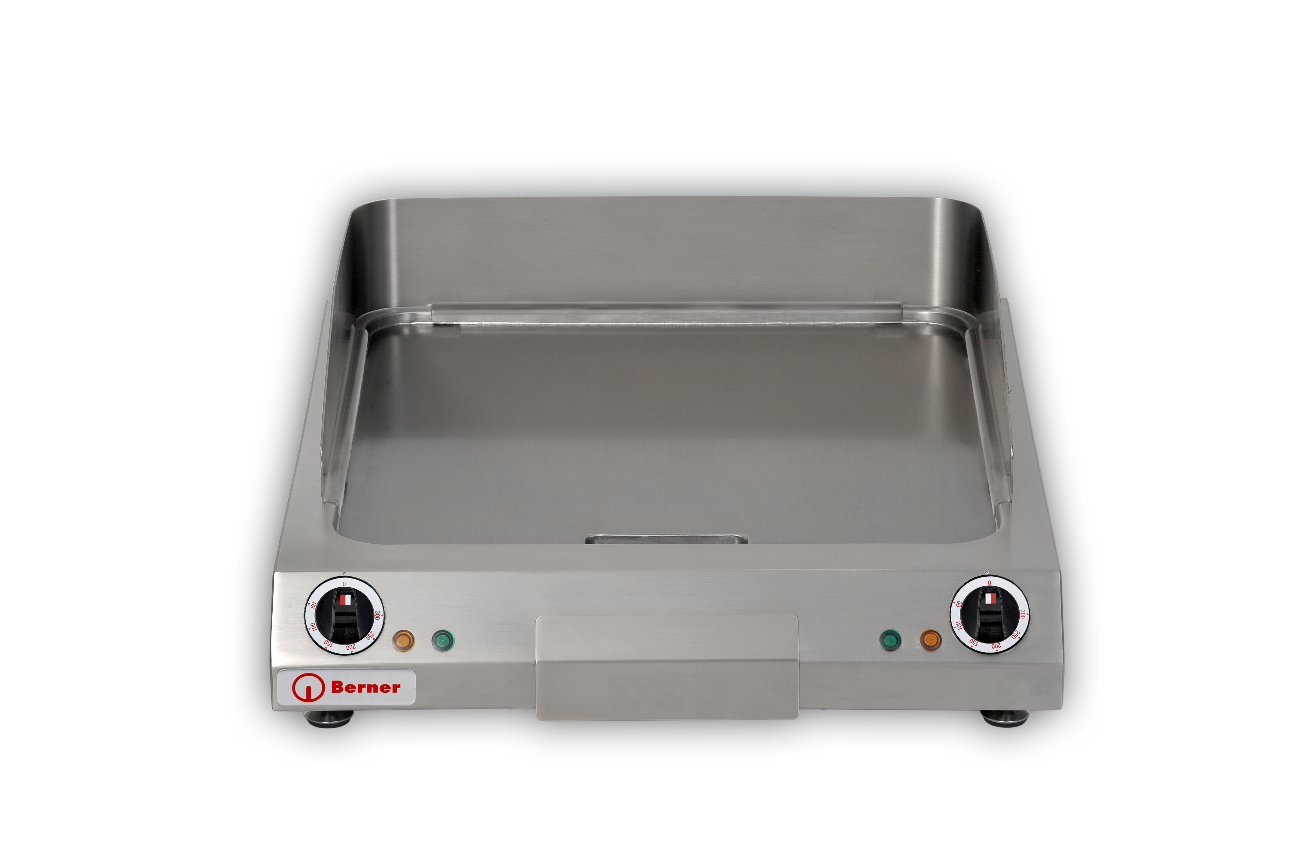 Berner Elektro-Bratplatte flach, glatt, Auftischgerät