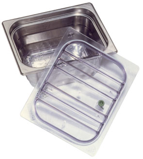 PALUX GreenVAC Sets GN-Behälter, verstärkt - inklusive Deckel, Dichtung und Ventil, elektropoliert