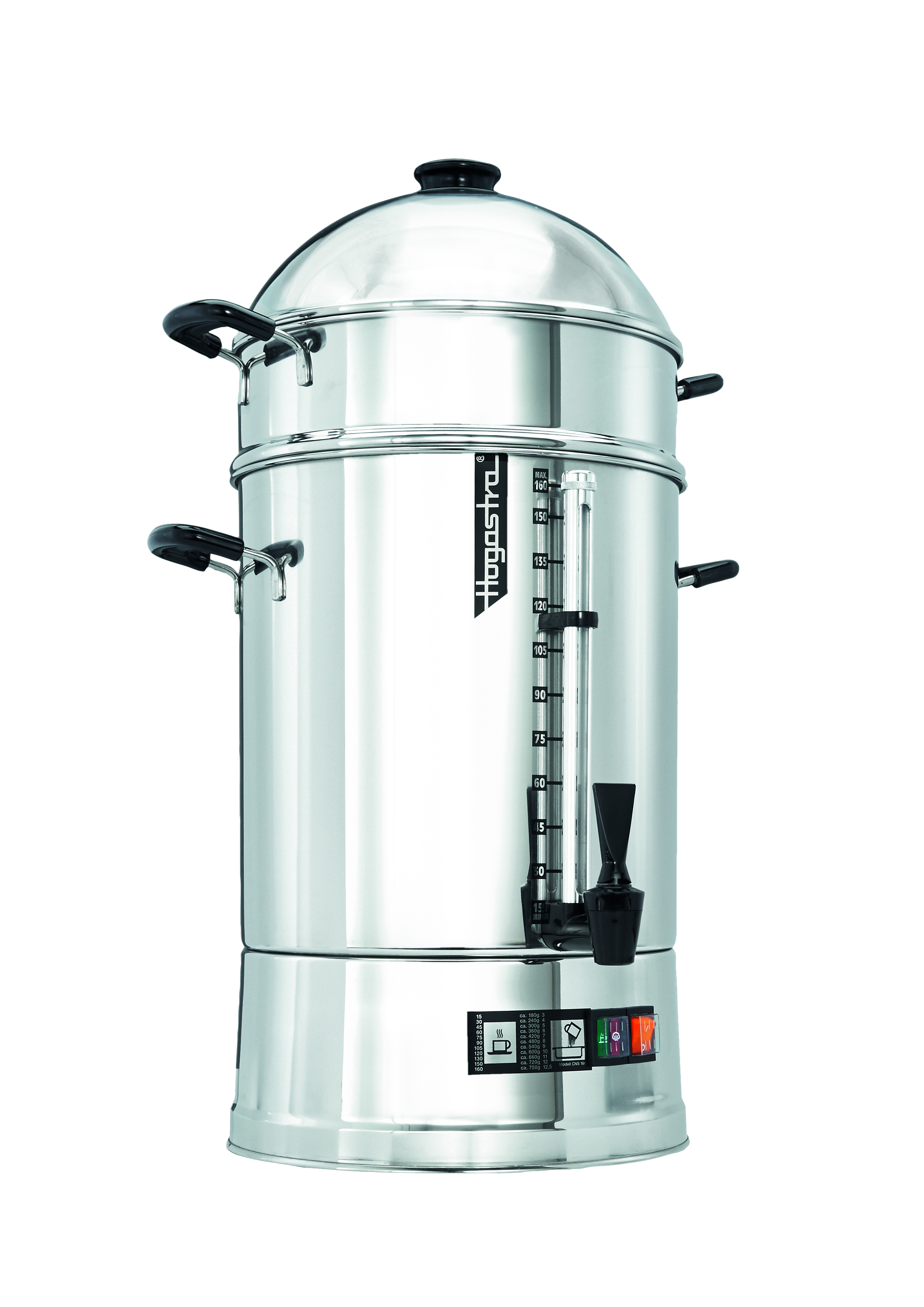 Hogastra Kaffeeautomat CNS 160 CLASSIC Line mit Domdeckel, 2 - 20,0 Liter
