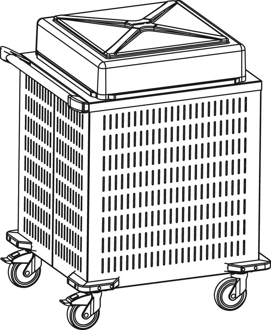 B.PRO Universalspender UNI-K 58/58 mit Kühlschlitzen