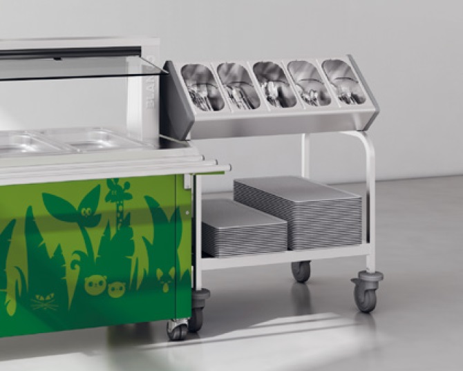 B.PRO  BASIC LINE Kids Besteck- und Tablettwagen BT 400