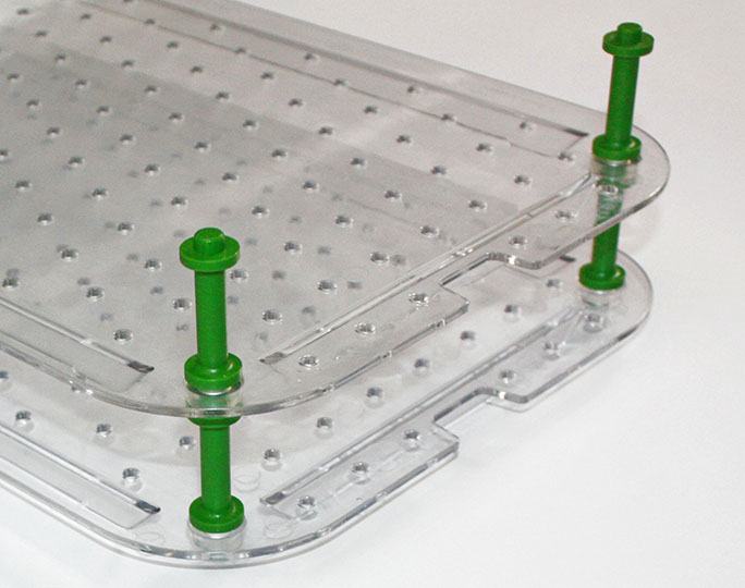 PALUX  GreenVAC Einlegeboden perforiert aus Polycarbonat GN 1/1 / Art.Nr. BF377974