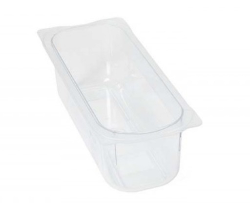Rieber GN-Behälter 2/8 aus Polycarbonat / Art.Nr. 84210122 Tiefe in mm: 100 / Inhalt 2,3 Liter