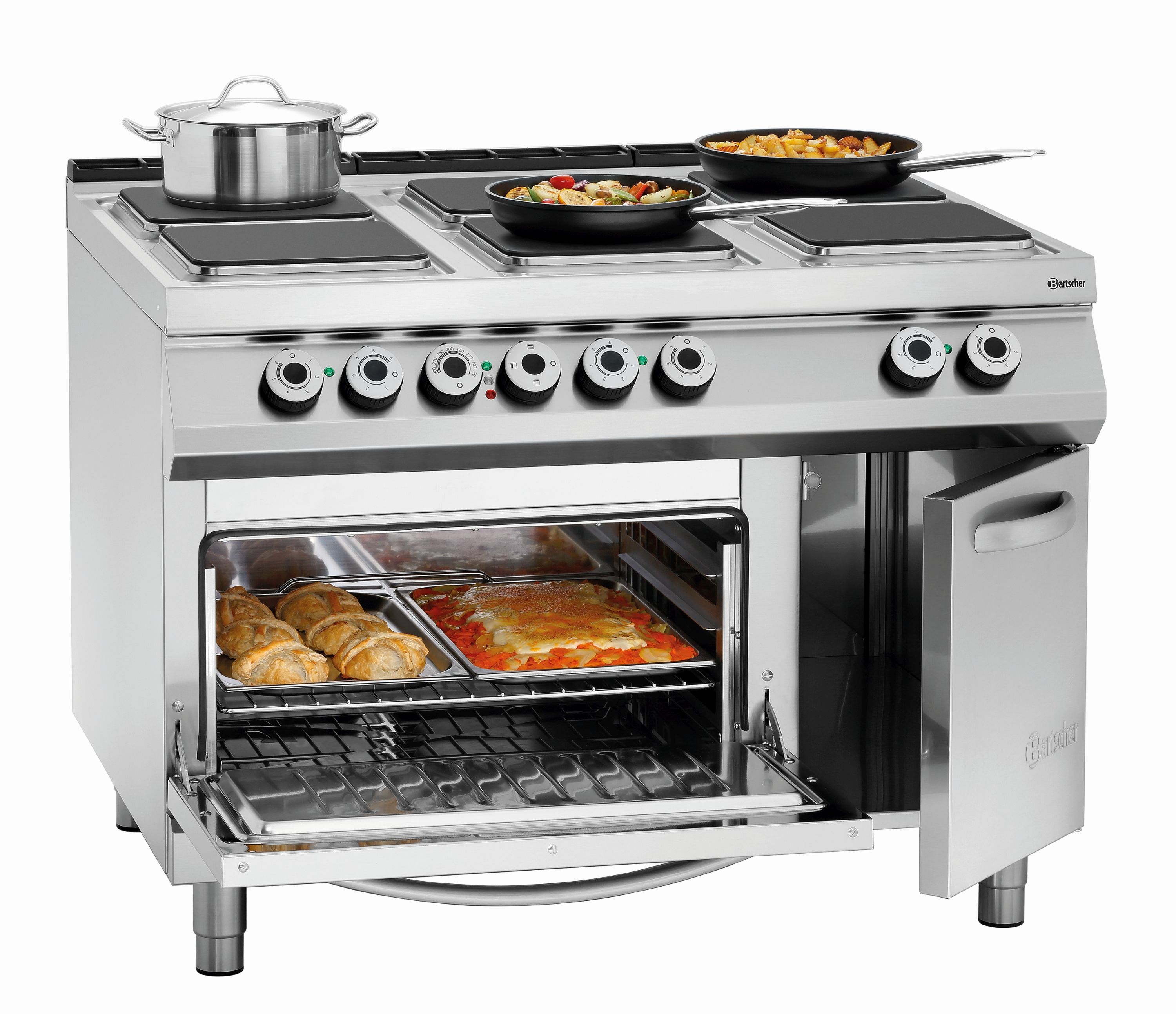 Bartscher 6 Platten Elektroherd, EBO 2/1GN