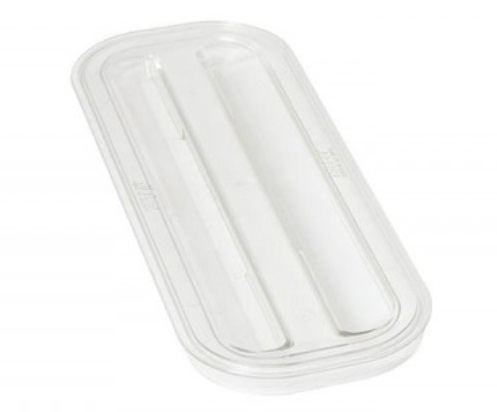 Rieber Flachdeckel GN 2/8 transparent aus Polycarbonat