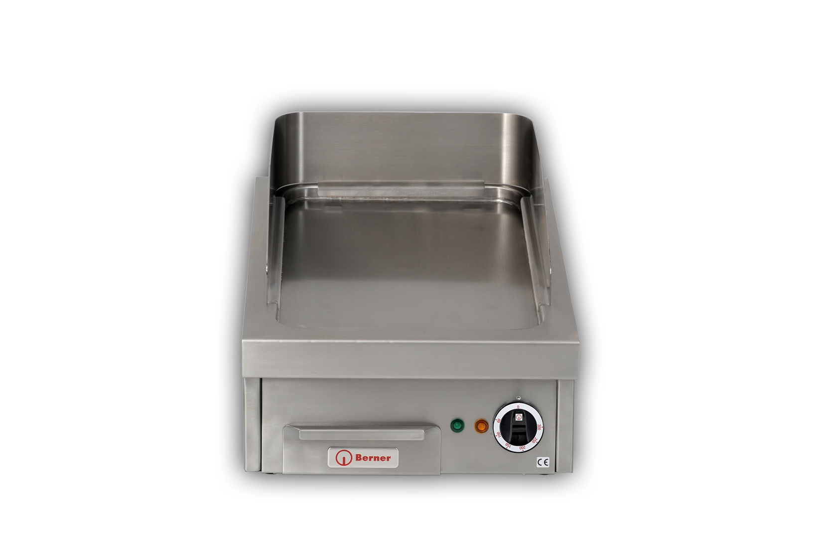 Berner Elektro-Bratplatte, Auftischgerät, 1 Heizzone, 400 mm breit