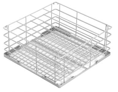 ecomax by HOBART Universal-Gläserkorb 400 x 400 mm: Mit 4 Schrägstellreihen à 90 mm,
Höhe 180 mm