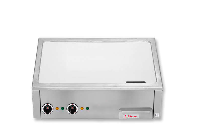 Berner Bratplatte Asia Teppanyaki, Auftischgerät, 2 Heizzonen, 7,5 kW