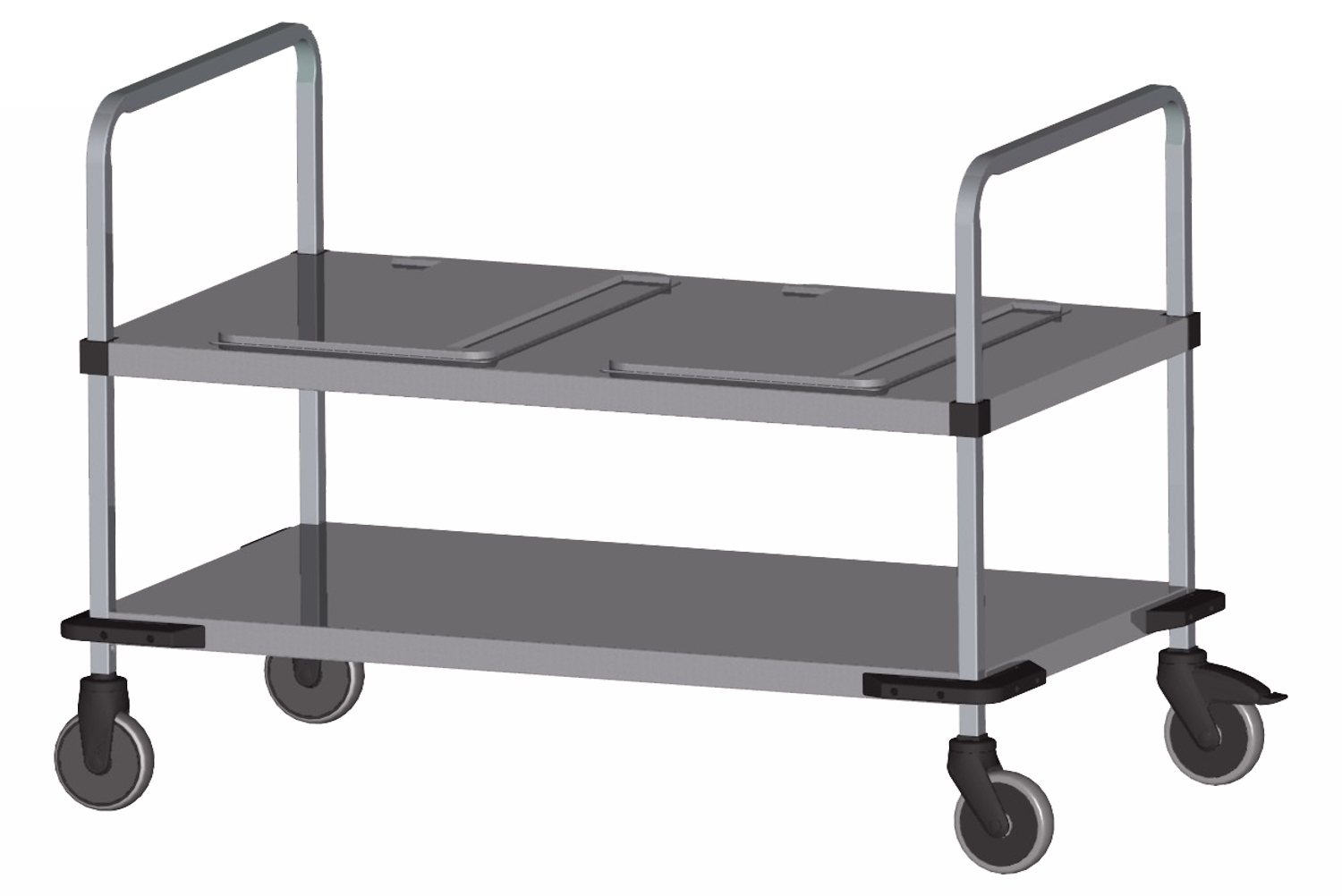 Rieber Transport- und Ausgabewagen für 2 thermoporte® / Art.Nr. 88150201