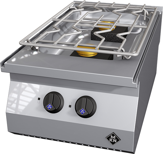 MKN Kocher Gas 2-flammig Serie Counter SL