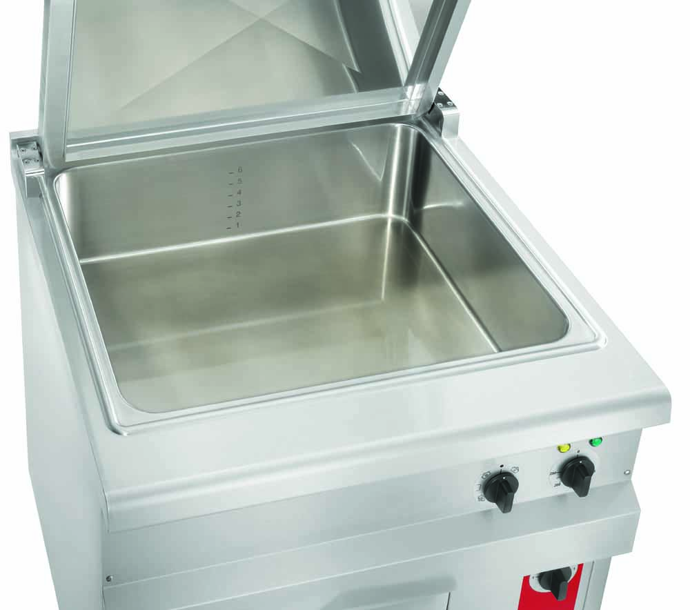 Salvis Marmite "800 Plus-W" SM 800 Plus‐W Allroundgerät zum Braten und Kochen mit Wasserzulauf