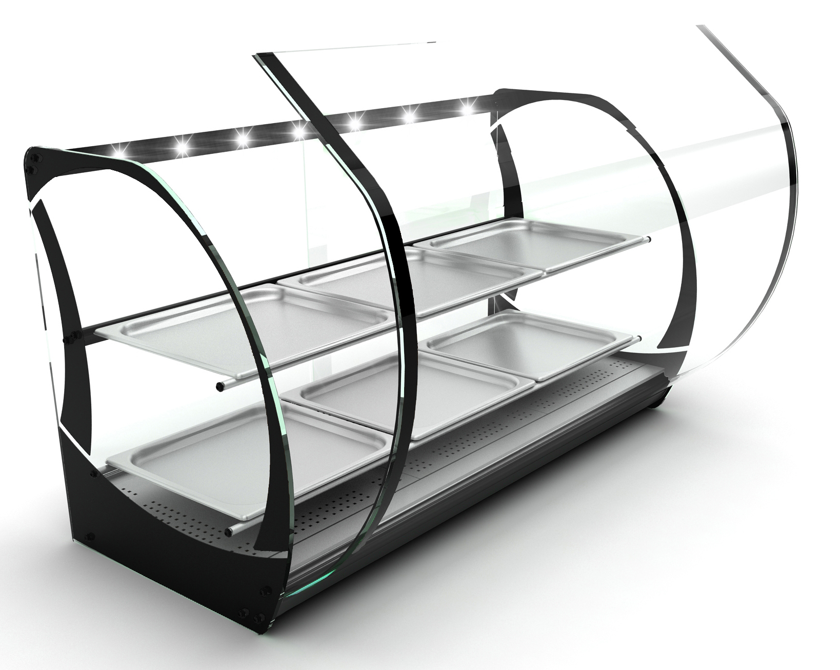 Neumärker Warmhaltevitrine Honda 6x 2/3 GN x 20 mm