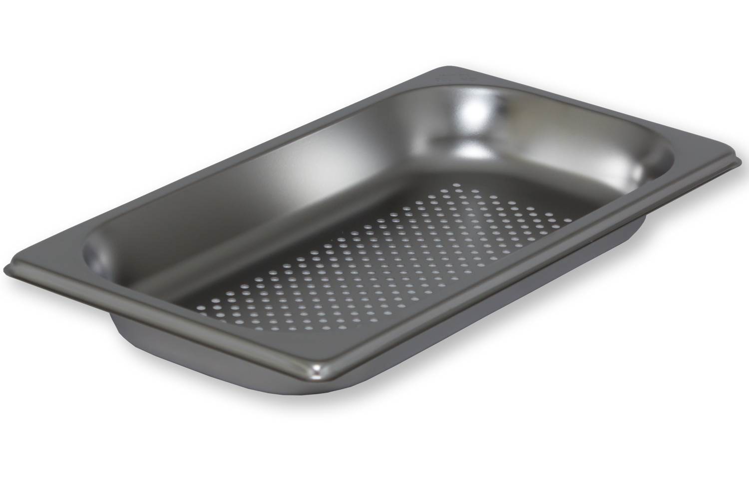 Rieber GN-Behälter 1/3 gelocht aus Edelstahl / nicht zum Einsetzen