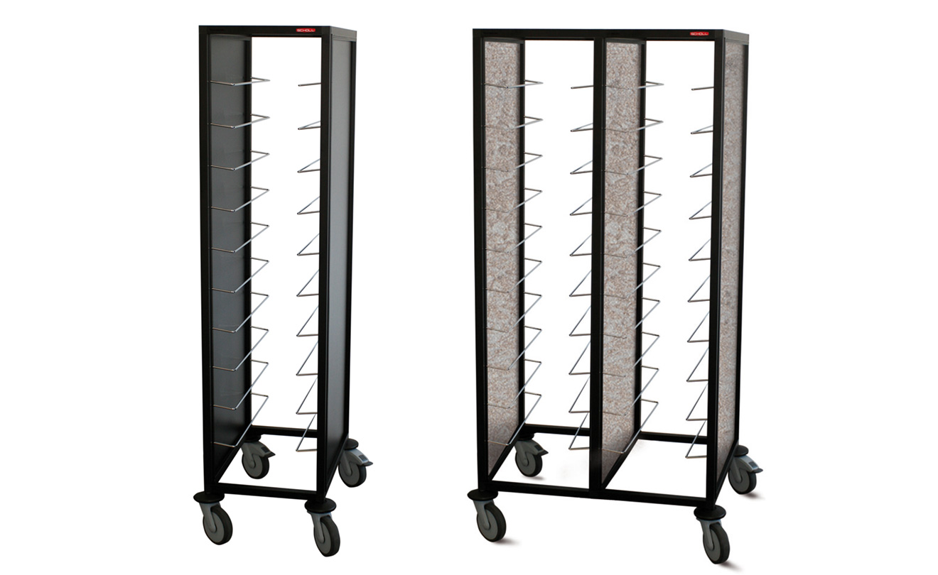 Scholl Tablettwagen RTW GN 530 x 325, schwarz